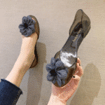 Jelly black gray flower