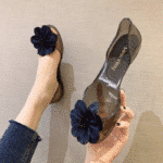 Jelly Black and Blue Flower