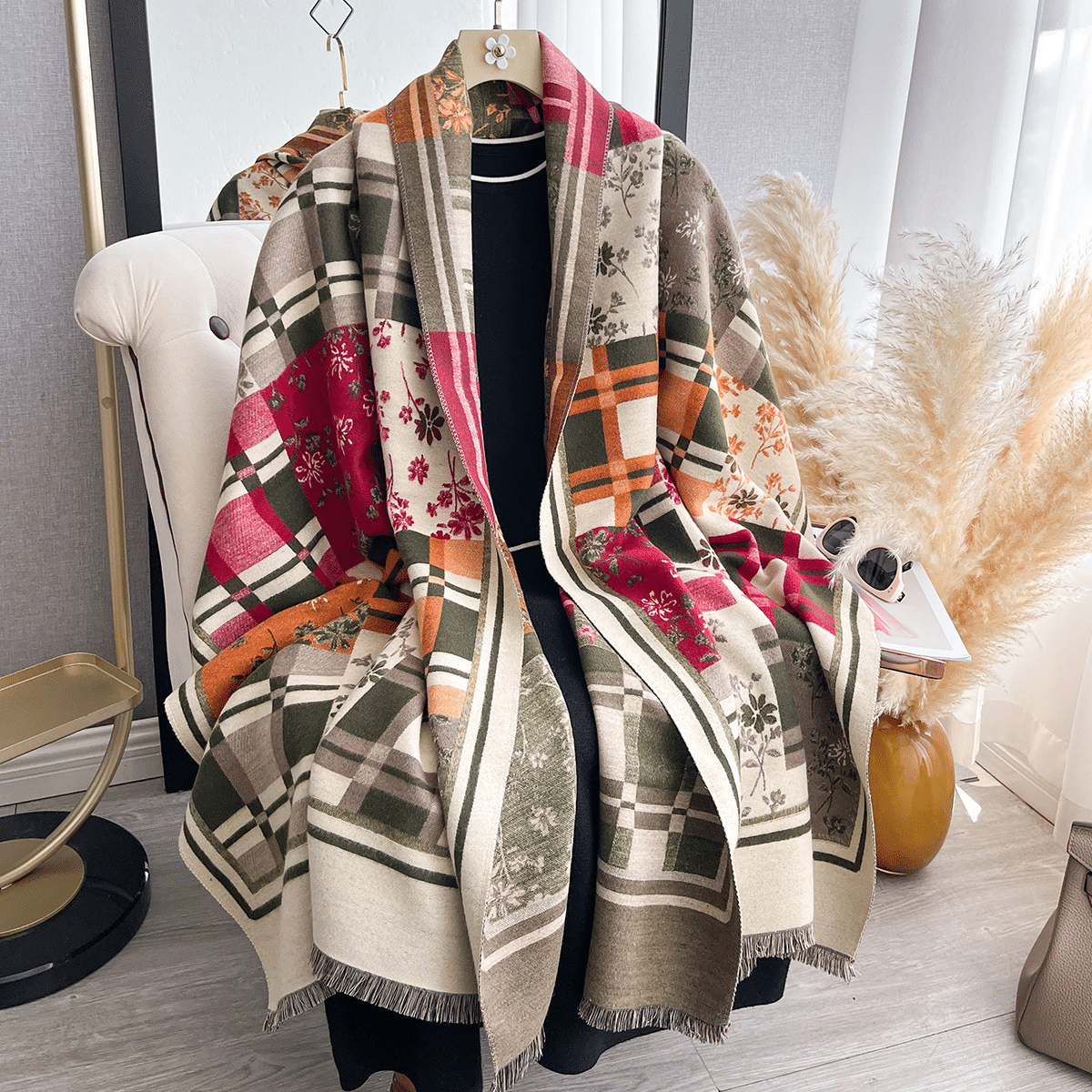 download (5) Women's Shawl Zuberee SHAWL013 - Image 1